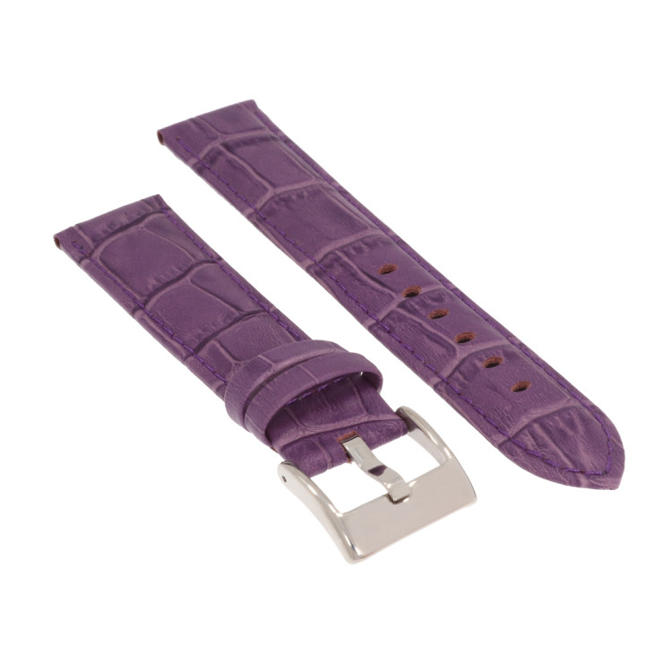 PASEK DO ZEGARKA 20 mm DILOY 368.20.18 FIOLETOWY (1)