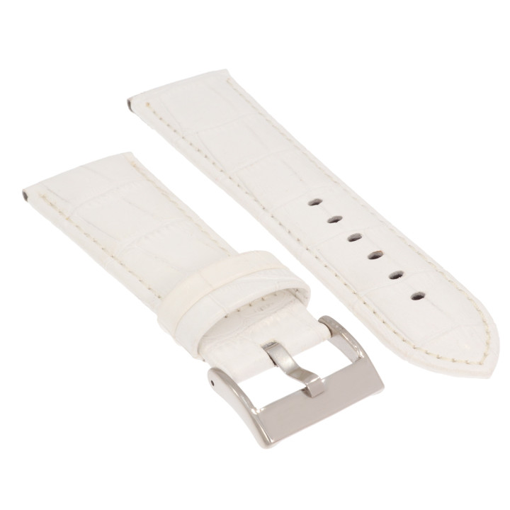 PASEK DO ZEGARKA 26 mm DILOY 368EA.26.22 BIAŁY