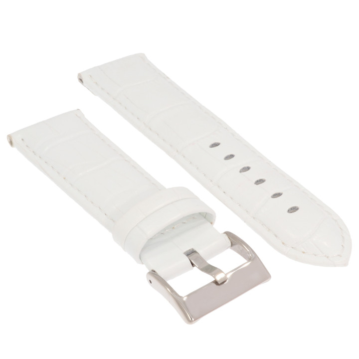 PASEK DO ZEGARKA 24 mm DILOY 368EA.24.22 BIAŁY