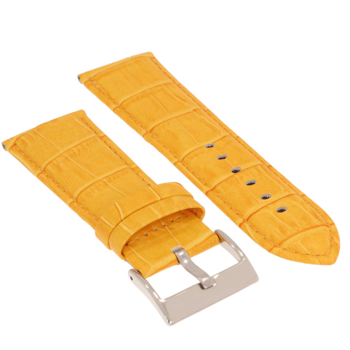 PASEK DO ZEGARKA 28 mm DILOY 368EA.28.10 ŻÓŁTY