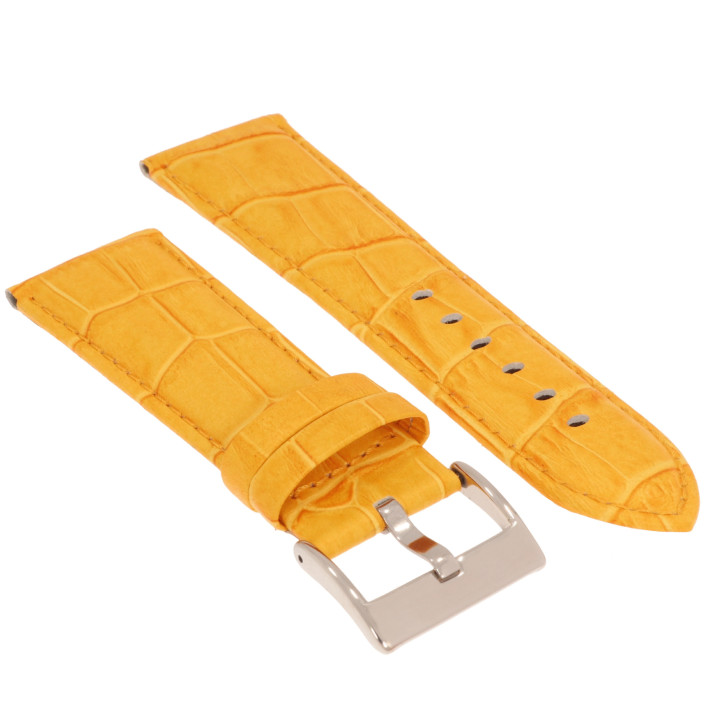 PASEK DO ZEGARKA 26 mm DILOY 368EA.26.10 ŻÓŁTY