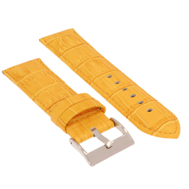 PASEK DO ZEGARKA 24 mm DILOY 368EA.24.10 ŻÓŁTY