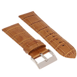 PASEK DO ZEGARKA 26 mm DILOY 368EA.26.9 BRĄZOWY