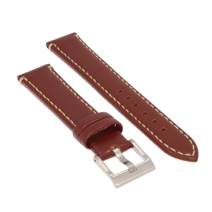PASEK DO ZEGARKA 18 mm DILOY 373.18.9 BRĄZOWY