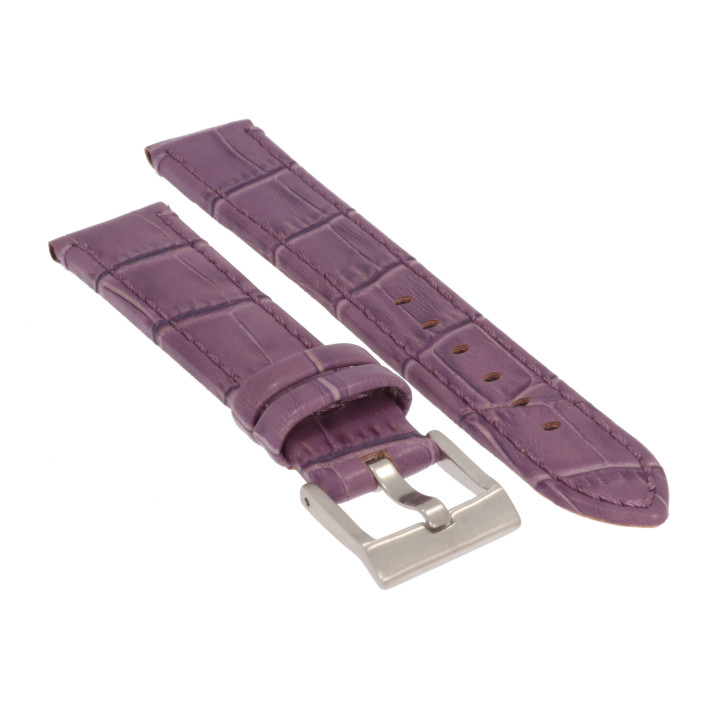 PASEK DO ZEGARKA 18 mm DILOY 361.18.18 FIOLETOWY (1)