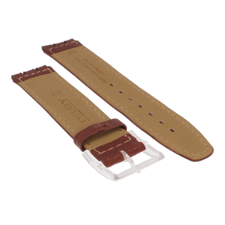 PASEK DO ZEGARKA (SMARTWATCH) 20 mm DILOY SCUB3.02 BRĄZOWY