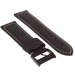 PASEK DO ZEGARKA 24 mm DILOY 397.24.1 CZARNY