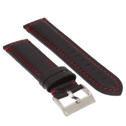 PASEK DO ZEGARKA 24 mm DILOY 394.24.1.6 CZARNY