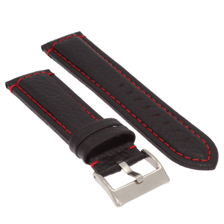 PASEK DO ZEGARKA 24 mm DILOY 394.24.1.6 CZARNY