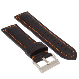 PASEK DO ZEGARKA 24 mm DILOY 394.24.1.12 CZARNY