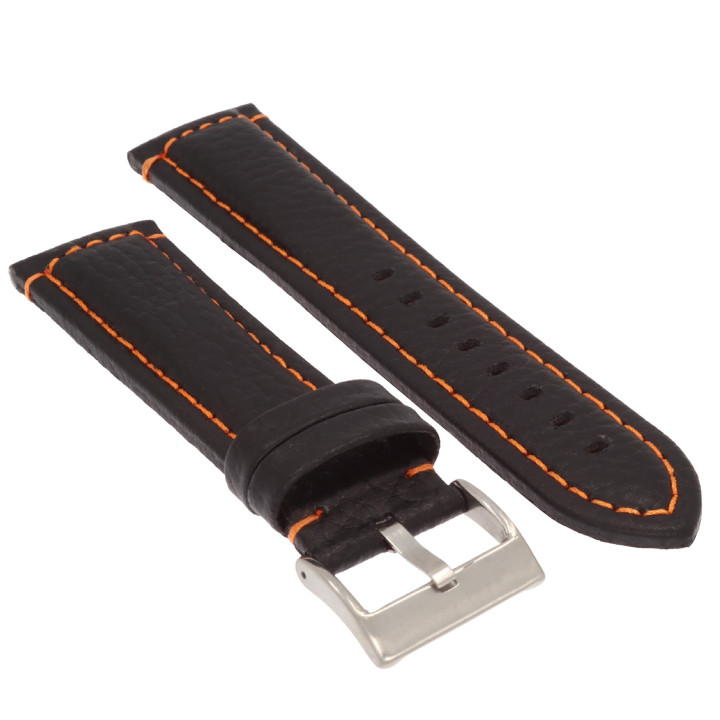 PASEK DO ZEGARKA 24 mm DILOY 394.24.1.12 CZARNY