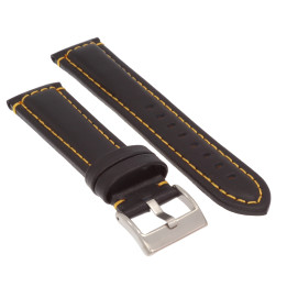 PASEK DO ZEGARKA 22 mm DILOY 393.22.1.10 CZARNY