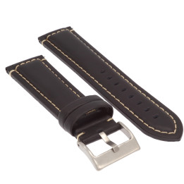 PASEK DO ZEGARKA 24 mm DILOY 393.24.1.22 CZARNY