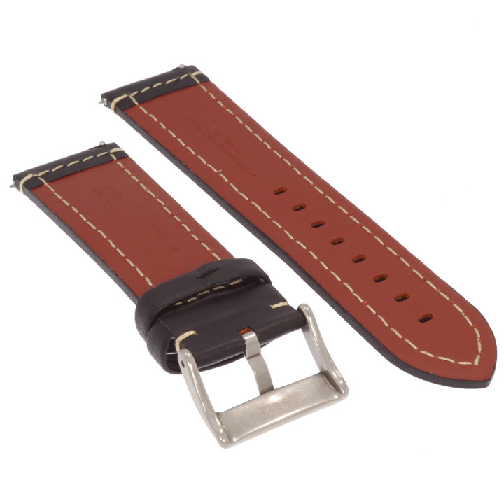 PASEK DO ZEGARKA 24 mm DILOY 393.24.1.22 CZARNY