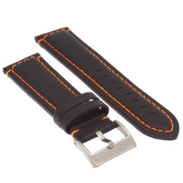 PASEK DO ZEGARKA 24 mm DILOY 393.24.1.12 CZARNY