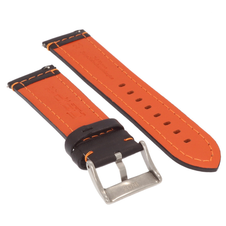 PASEK DO ZEGARKA 24 mm DILOY 393.24.1.12 CZARNY