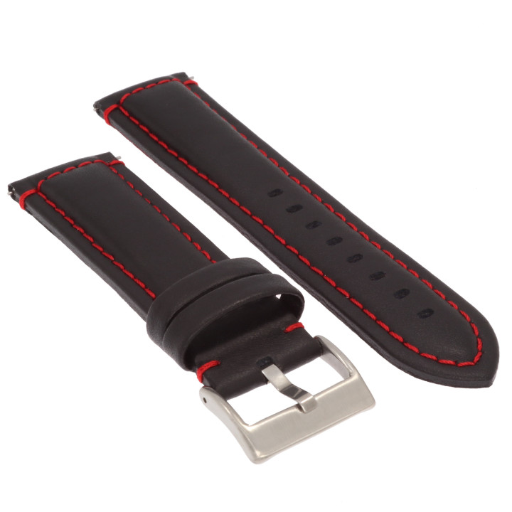PASEK DO ZEGARKA 24 mm DILOY 393.24.53 CZARNY