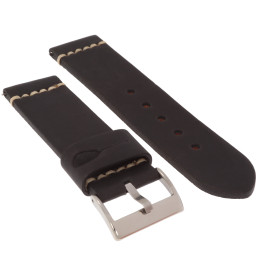PASEK DO ZEGARKA 24 mm DILOY 392.01.24 CZARNY