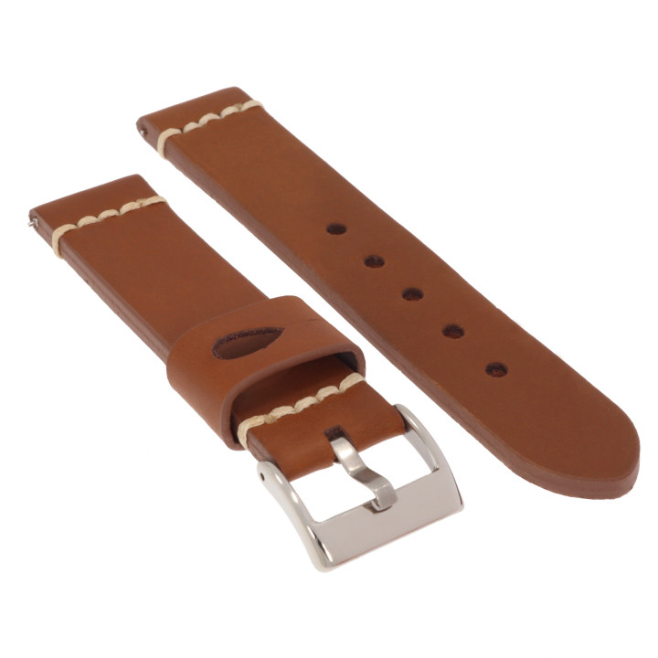 PASEK DO ZEGARKA 20 mm DILOY 392.03.20 BRĄZOWY