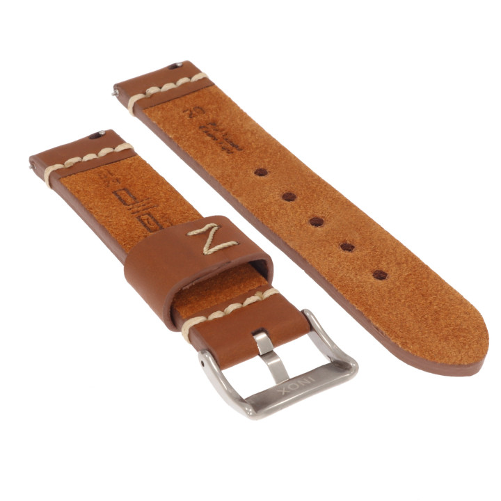 PASEK DO ZEGARKA 20 mm DILOY 392.03.20 BRĄZOWY