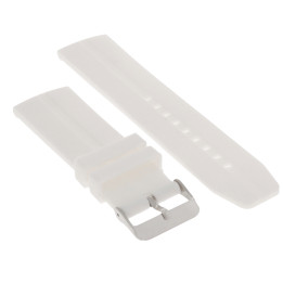 PASEK DO ZEGARKA 26 mm DILOY SBR03.26.22 BIAŁY