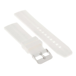 PASEK DO ZEGARKA 22mm DILOY SBR03.22.22 BIAŁY