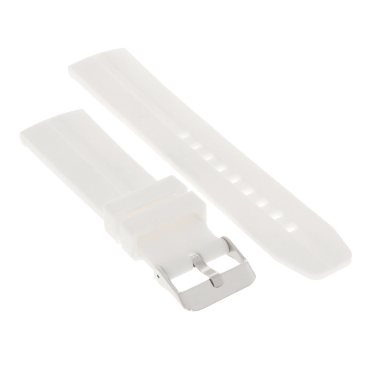 PASEK DO ZEGARKA 22mm DILOY SBR03.22.22 BIAŁY