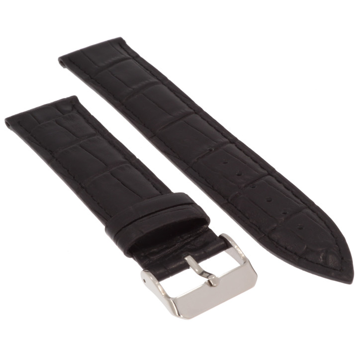PASEK DO ZEGARKA 24 mm DILOY 379EAL.24.1 CZARNY