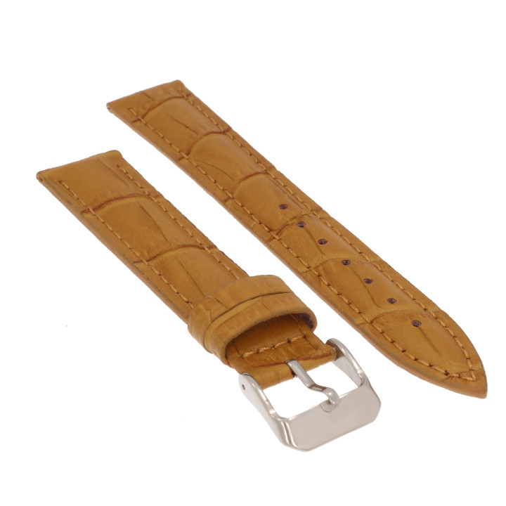PASEK DO ZEGARKA 18 mm DILOY 378.18.9 (1) BEŻOWY