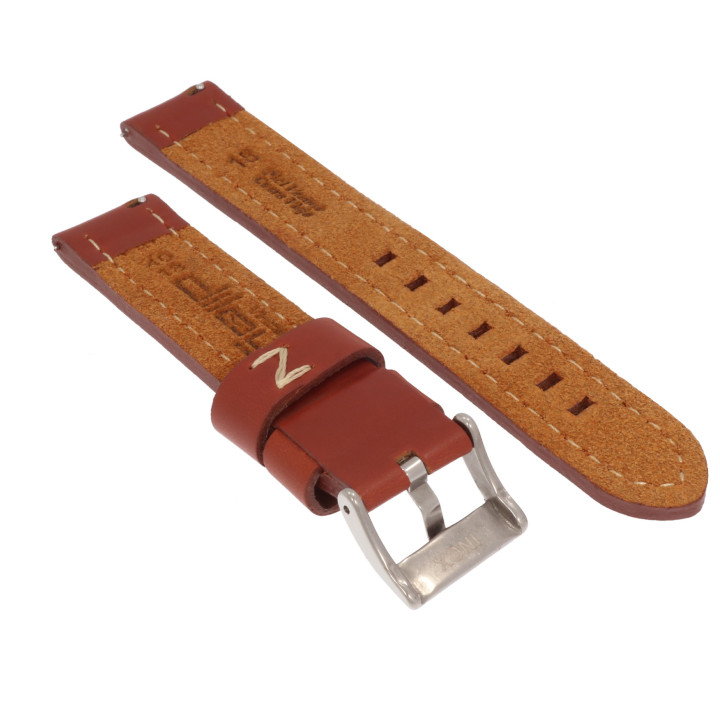 PASEK DO ZEGARKA 18 mm DILOY 384.18.8 (2) BRĄZOWY