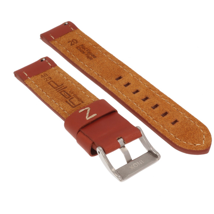 PASEK DO ZEGARKA 20 mm DILOY 384.20.8 (2) BRĄZOWY