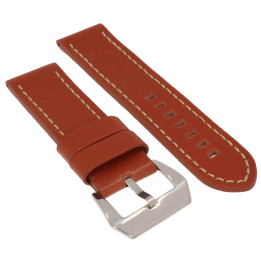 PASEK DO ZEGARKA 24 mm DILOY 384.24.8 (1) BRĄZOWY
