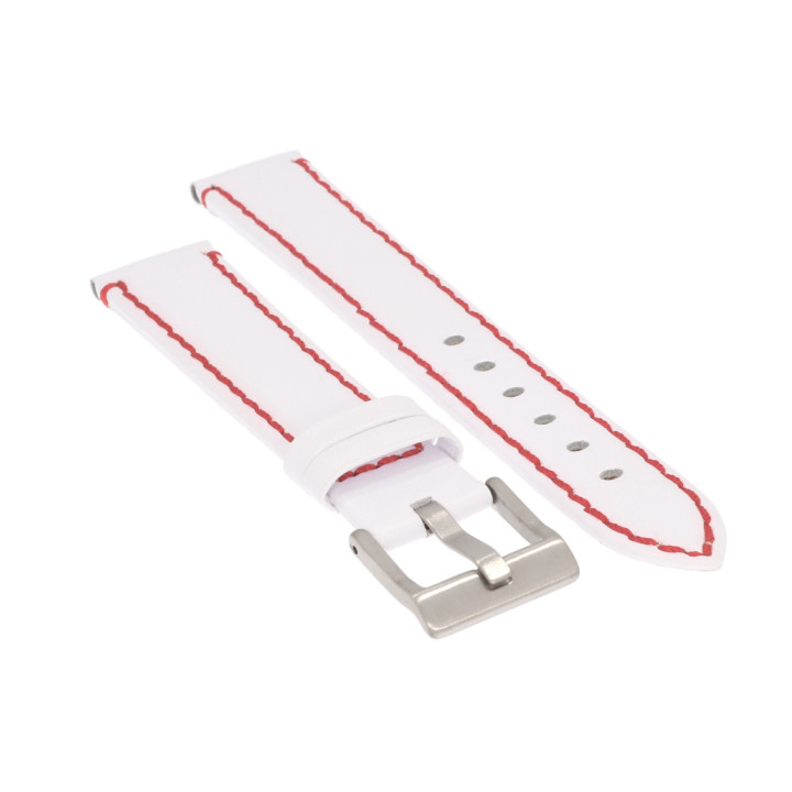 PASEK DO ZEGARKA 18 mm DILOY 372.18.22.6  BIAŁY