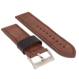 PASEK DO ZEGARKA 24 mm DILOY 399.02.24 BRĄZOWY