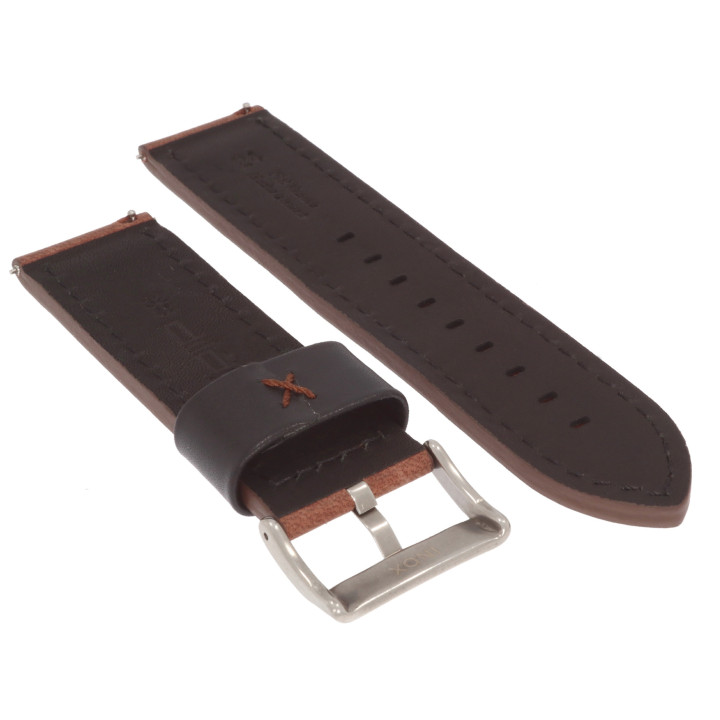 PASEK DO ZEGARKA 24 mm DILOY 399.02.24 BRĄZOWY