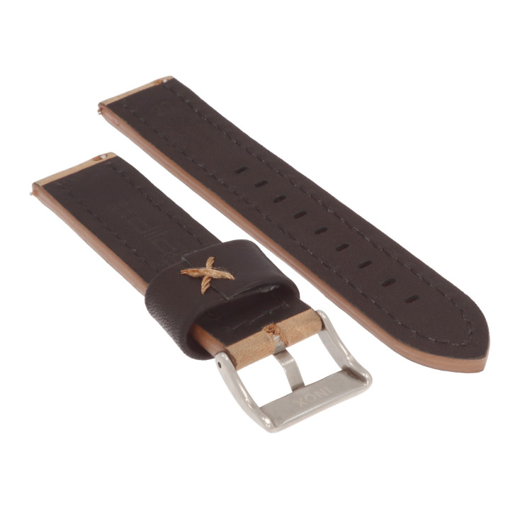 PASEK DO ZEGARKA 20 mm DILOY 399.03.20 BEŻOWY