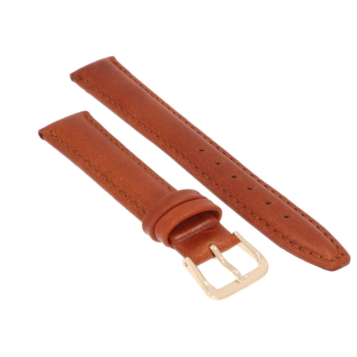 PASEK DO ZEGARKA 16 mm DILOY 77.16.3 BRĄZOWY