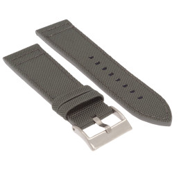 PASEK DO ZEGARKA 24 mm DILOY 416.07.24 SZARY
