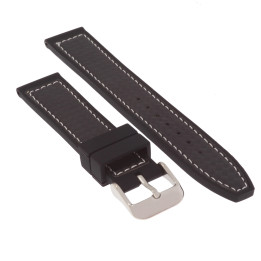 PASEK DO ZEGARKA 20 mm DILOY S262.20.1.22 SILIKON CZARNY
