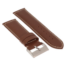 PASEK DO ZEGARKA 24 mm DILOY P354.24.8 BRĄZOWY