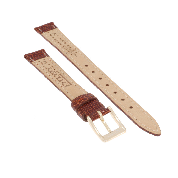 PASEK DO ZEGARKA 12 mm DILOY P331.12.3 BRĄZOWY