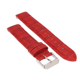 PASEK DO ZEGARKA 18 mm DILOY P265.18.6 CZERWONY