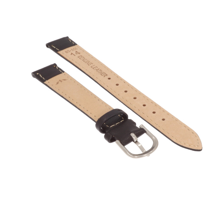 PASEK DO ZEGARKA 14 mm BISSET BS205 CZARNY