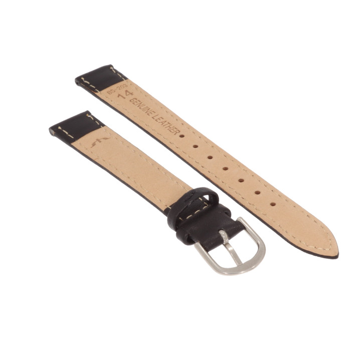 PASEK DO ZEGARKA 14 mm BISSET BS203 CZARNY