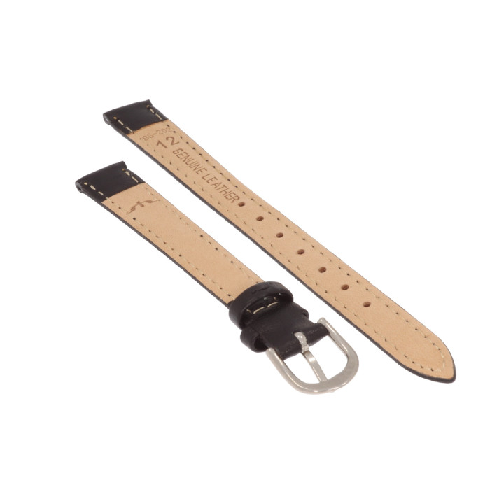 PASEK DO ZEGARKA 12 mm BISSET BS202 CZARNY