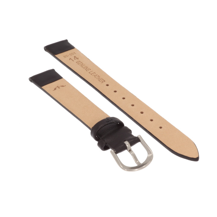 PASEK DO ZEGARKA 14 mm BISSET BS201 CZARNY