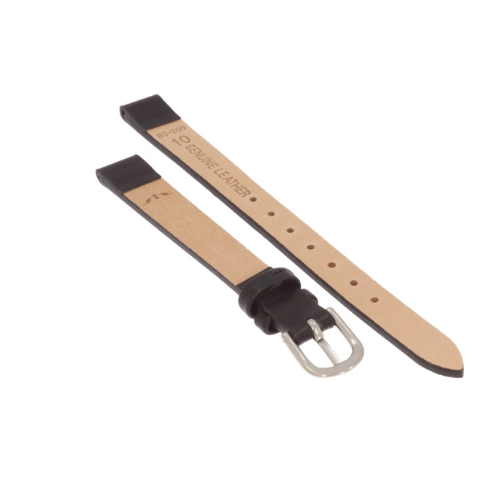 PASEK DO ZEGARKA 10 mm BISSET BS200 CZARNY