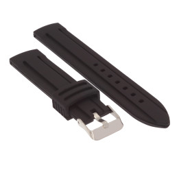 PASEK DO ZEGARKA 20 mm DILOY S253.01.20 SILIKON CZARNY