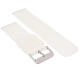 PASEK DO ZEGARKA 24 mm DILOY SBR40.22.24 SILIKON BIAŁY