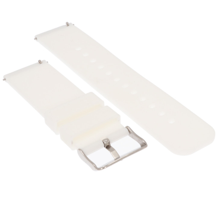 PASEK DO ZEGARKA 24 mm DILOY SBR40.22.24 SILIKON BIAŁY